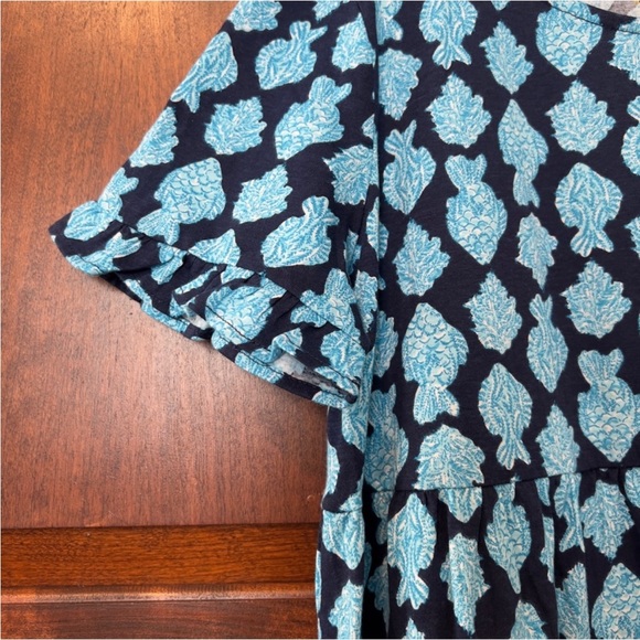 Lilly Pulitzer Mini Jodee Dress, Low Tide Navy, Any Fin For You - Picture 8 of 8